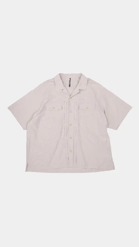 Mesh Open Collar Worker Shirt