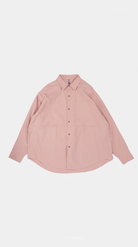 Cotton Typewriter Classic Collar Shirt Jacket