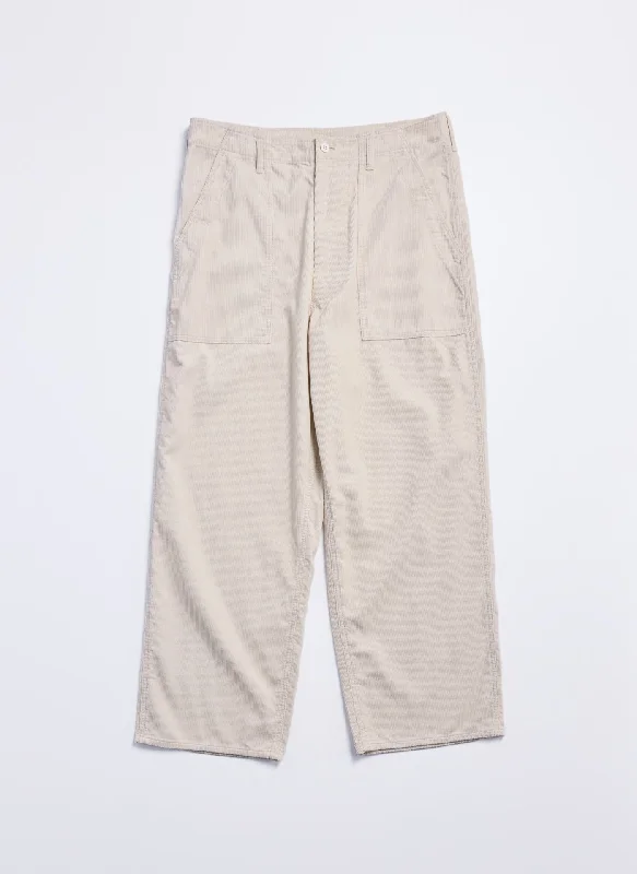 14W Corduroy Wide Tapered Baker Pants